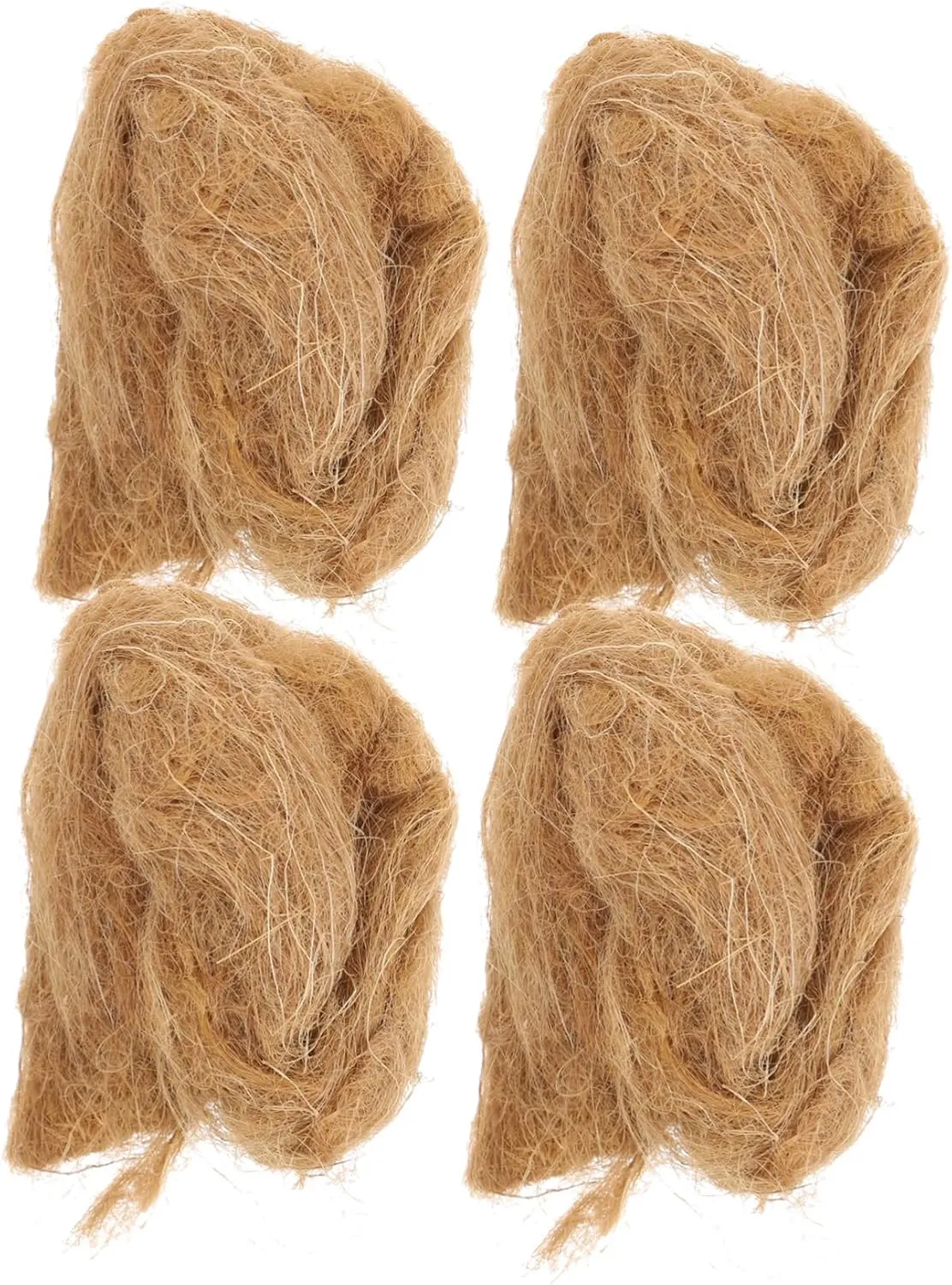 4Pcs Camping Natural Survival Supplies Tool fire Tool Survival Supplies fire Starter Rope Lighter Make fire Catch fire Jute Silk Jute fire Starter Accessories