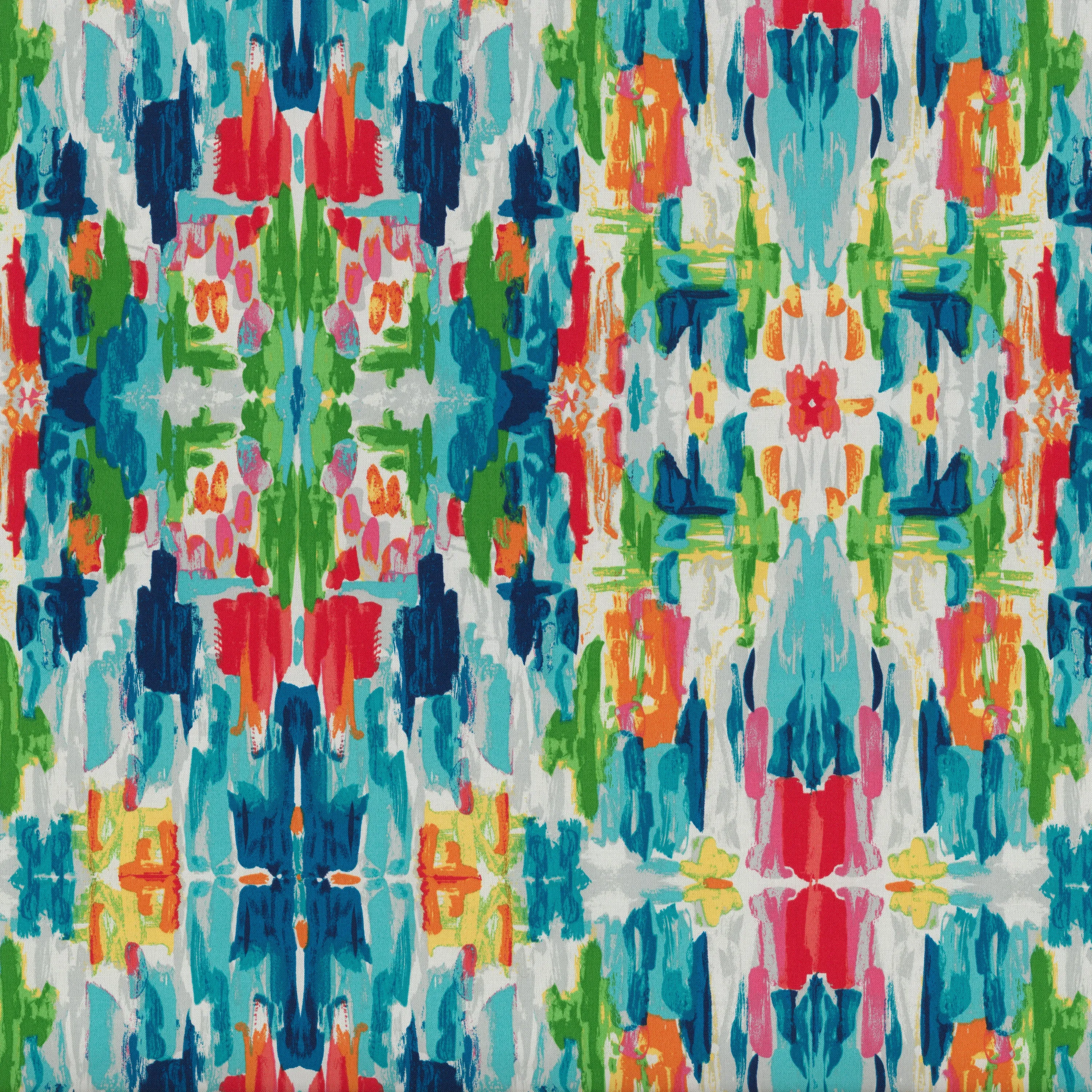 Abstract Reflections Multi Square Tufted Seat Cushions