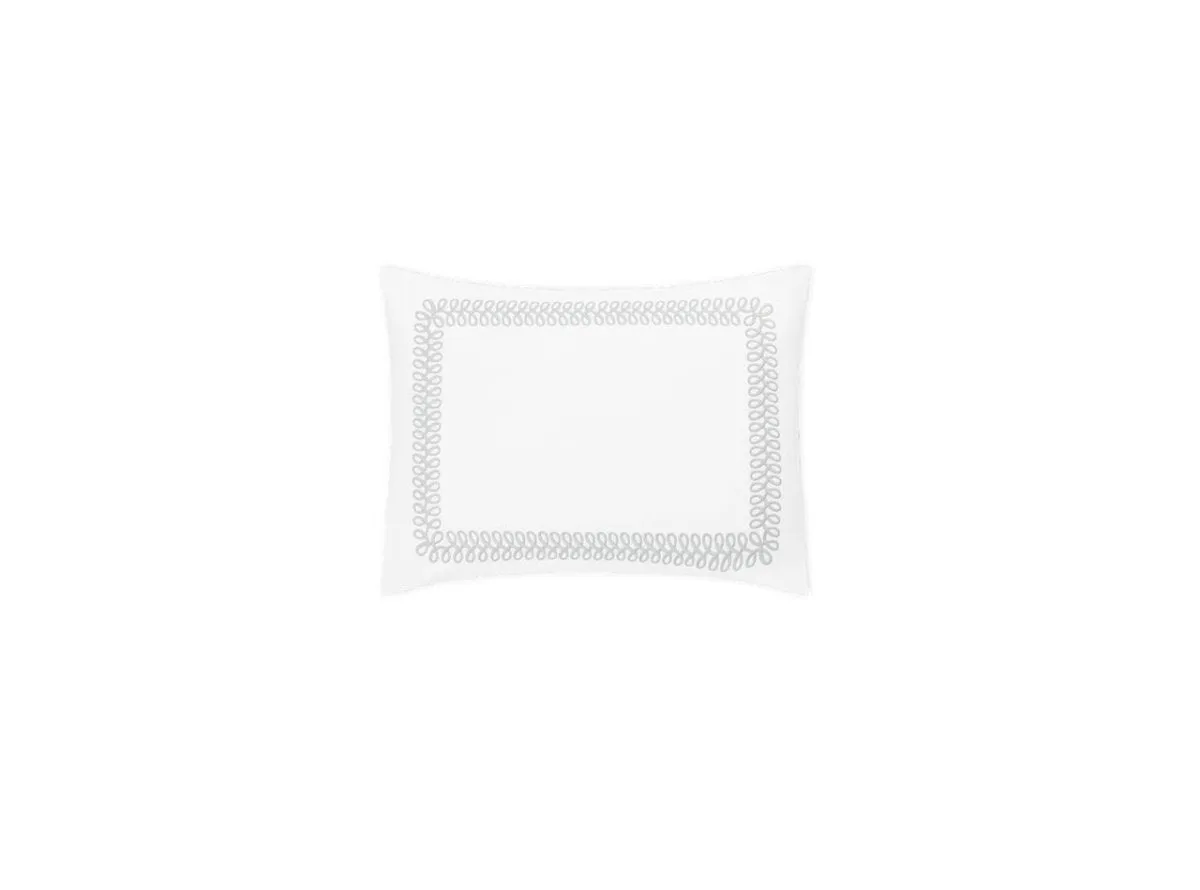 Astor Braid Silver Bedding Matouk Schumacher