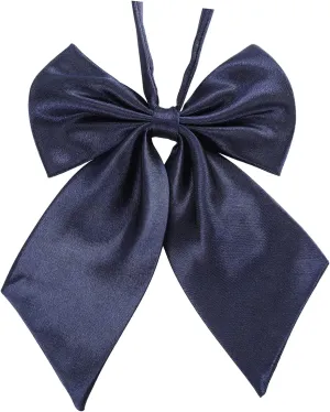 AWAYTR Ladies Adjustable Pre tied Bowtie - Solid Color Bow Ties for Women