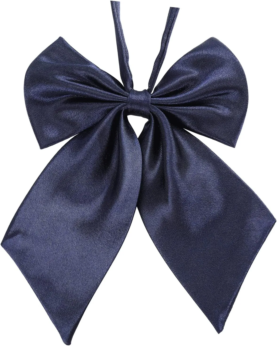 AWAYTR Ladies Adjustable Pre tied Bowtie - Solid Color Bow Ties for Women