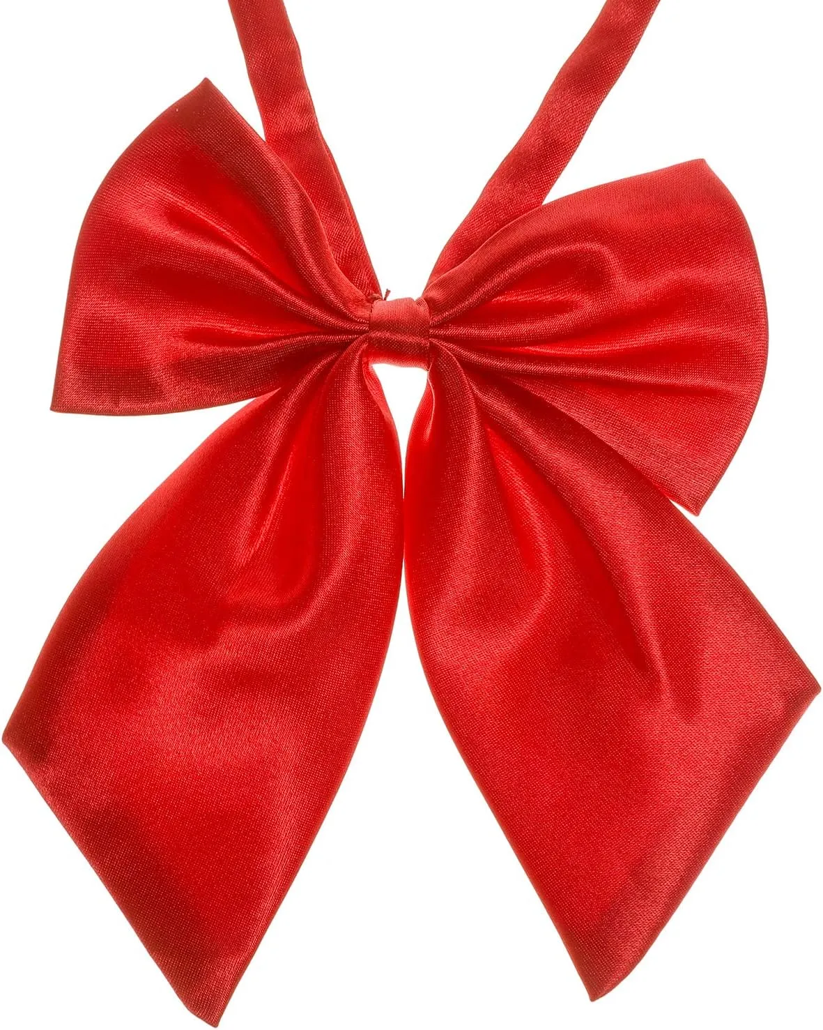 AWAYTR Ladies Adjustable Pre tied Bowtie - Solid Color Bow Ties for Women