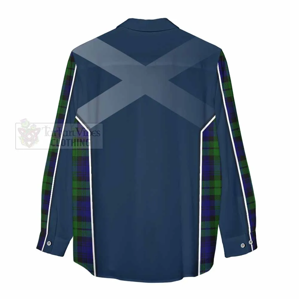 Bannatyne Tartan Women's Casual Shirt with Family Crest and Lion Rampant Vibes Sport Style