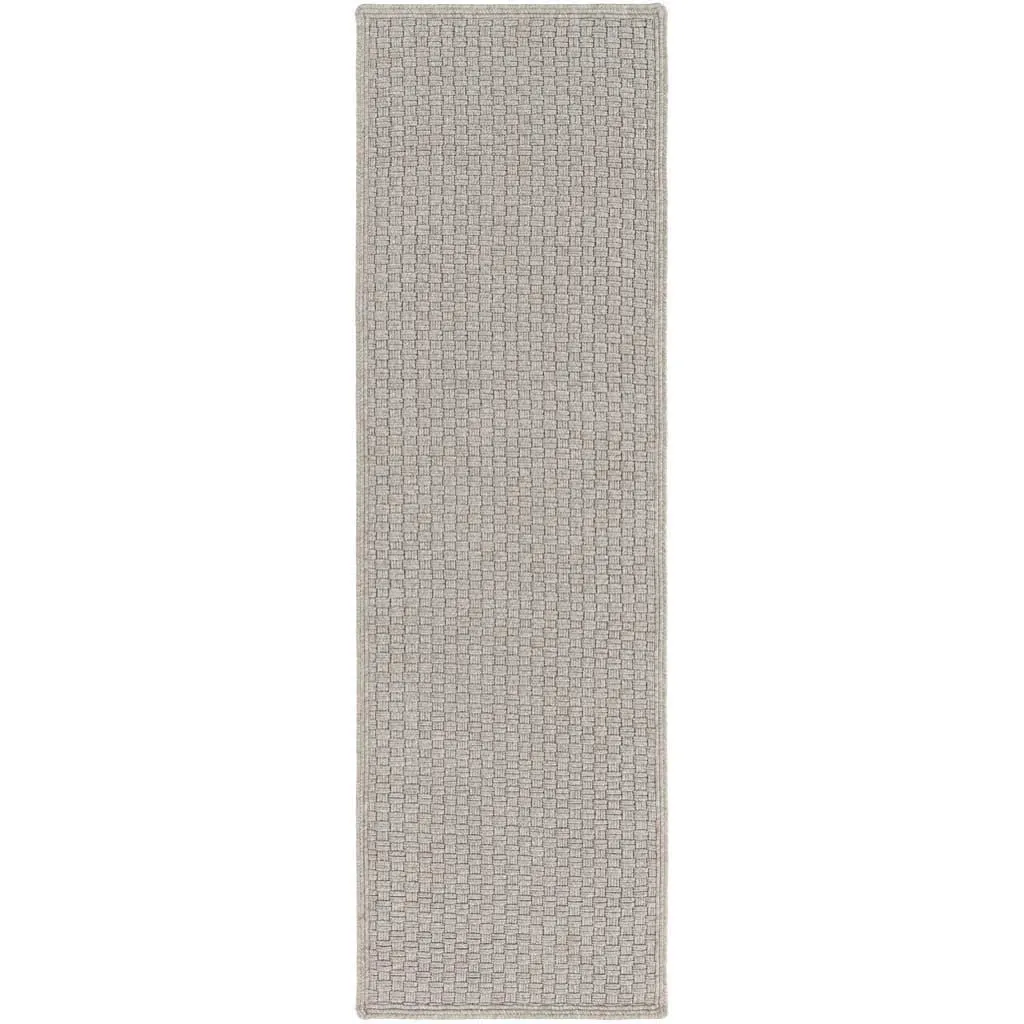 Barcelona Light Gray Runner Rug