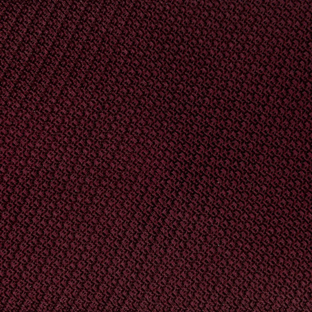 Burgundy Grenadine Silk Tie