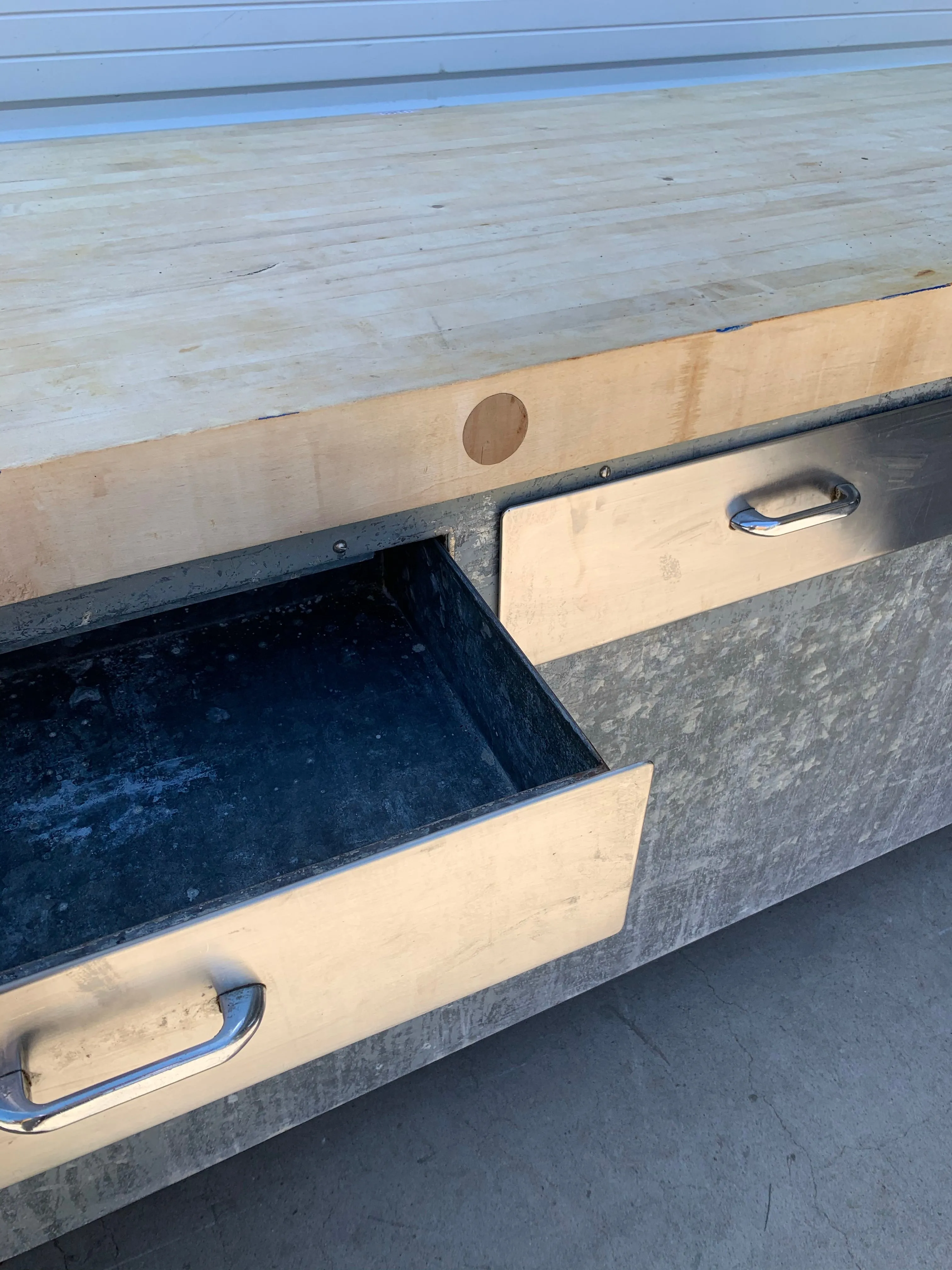 Butcher's Table with 6 Drawers