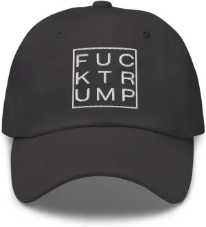 Classic Embroidered Anti Trump Fuck Trump Hate Lies Racism Fascism Sexism Resist hat