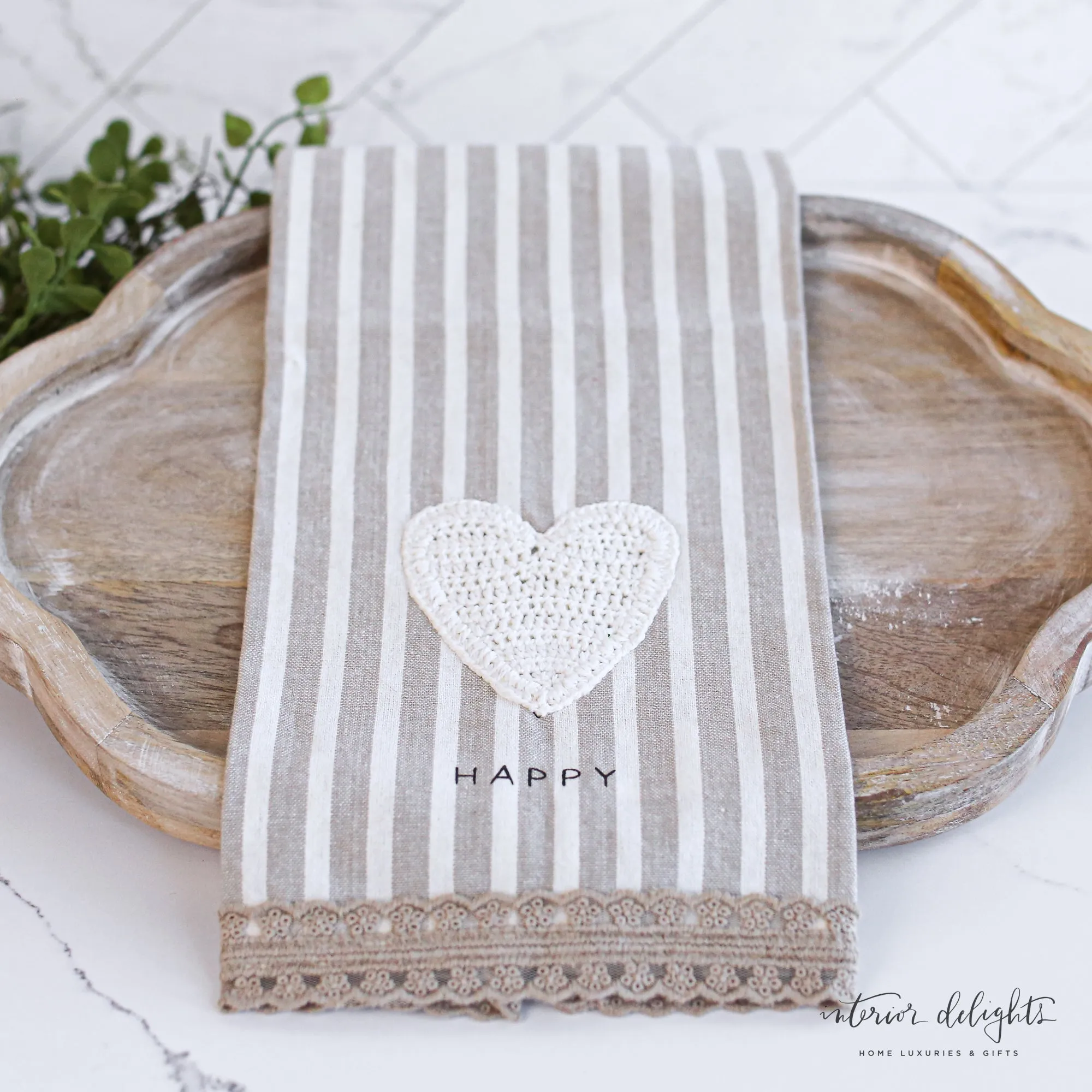 Crochet Trim Towels- 3 Styles