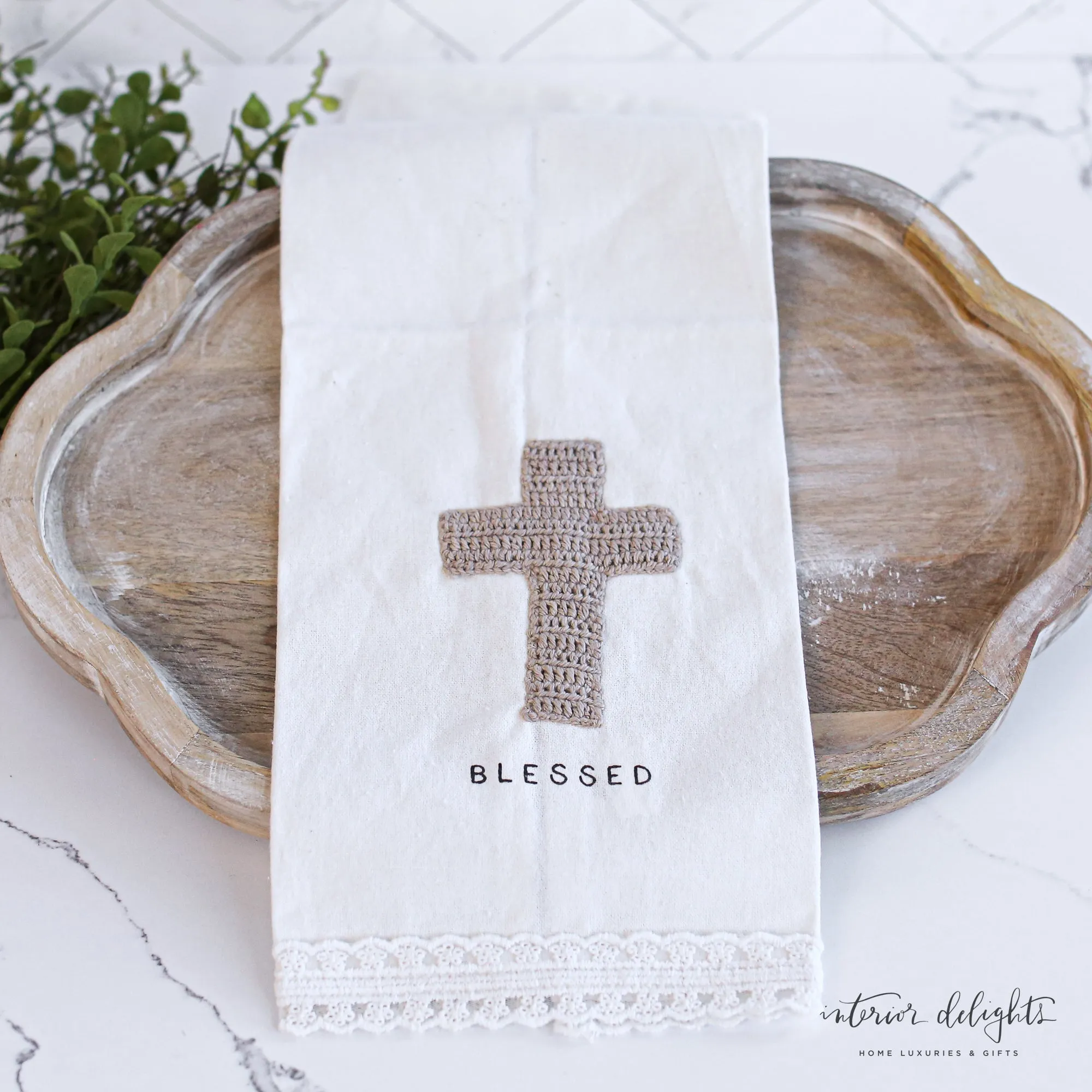 Crochet Trim Towels- 3 Styles