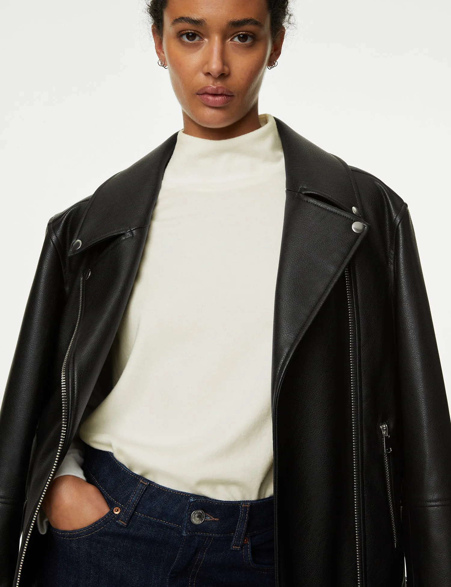 Funnel Neck Cosy Long Sleeve Top