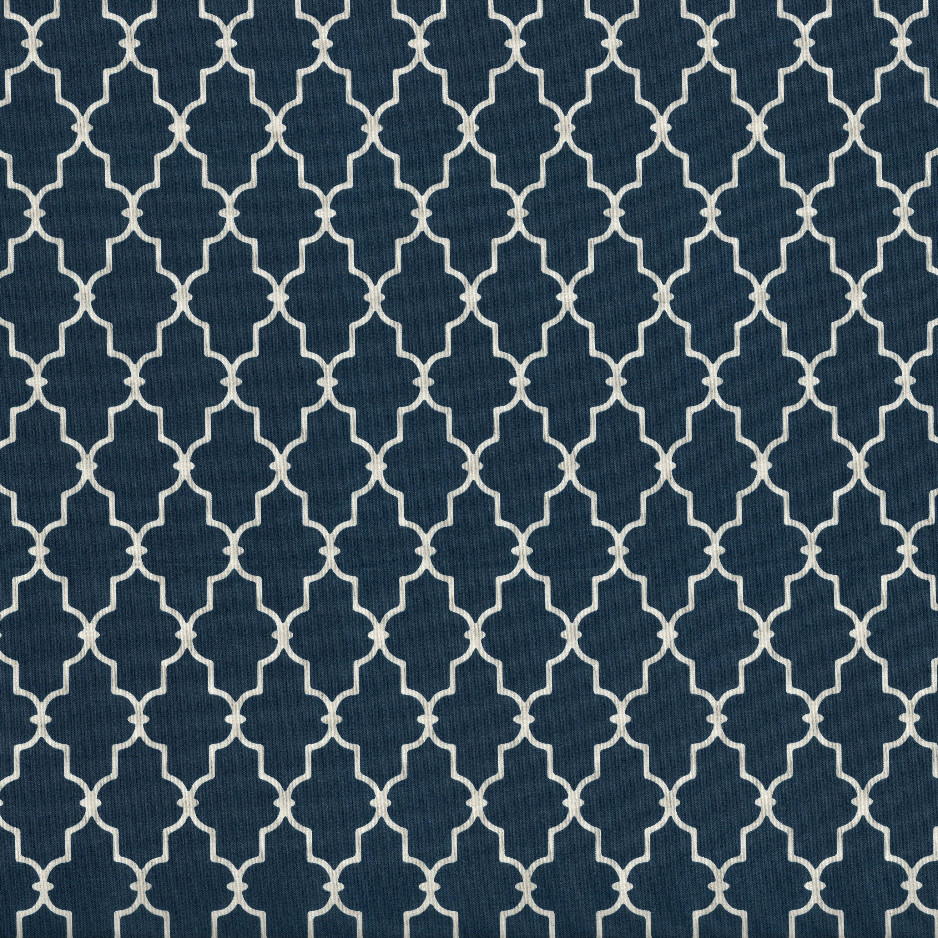 Garden Gate Navy Reversible Chair Pad (Set of 2)