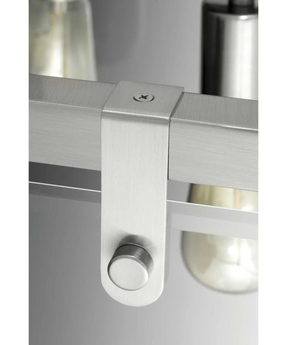 Glayse 16-3/4" Semi-Flush/Convertible Brushed Nickel