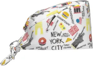 Hamster Who Likes Sports Working Caps with Sweatband Adjustable Tie Back Hat Headgear Beanie