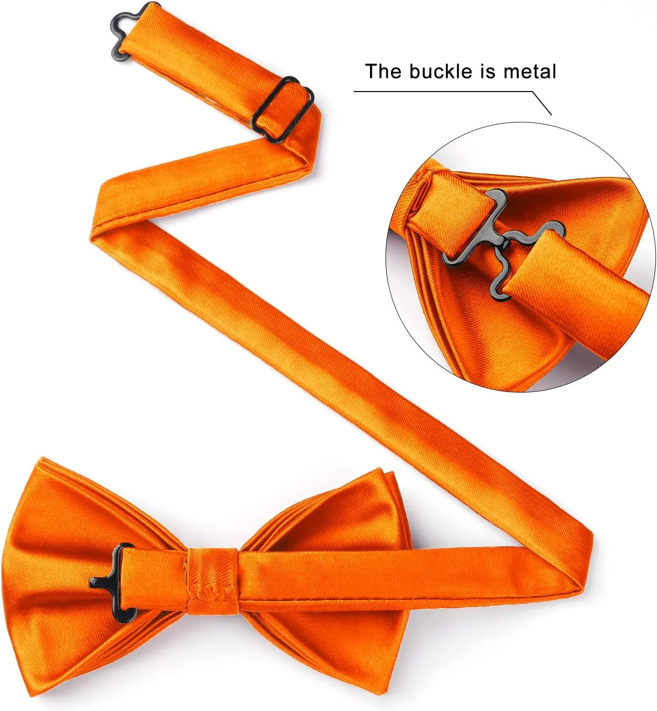 HISDERN Bow Ties for Men Pretied Bowties Classic Formal Business Bow Tie Adjustable Tuxedo Bowtie for Wedding Party