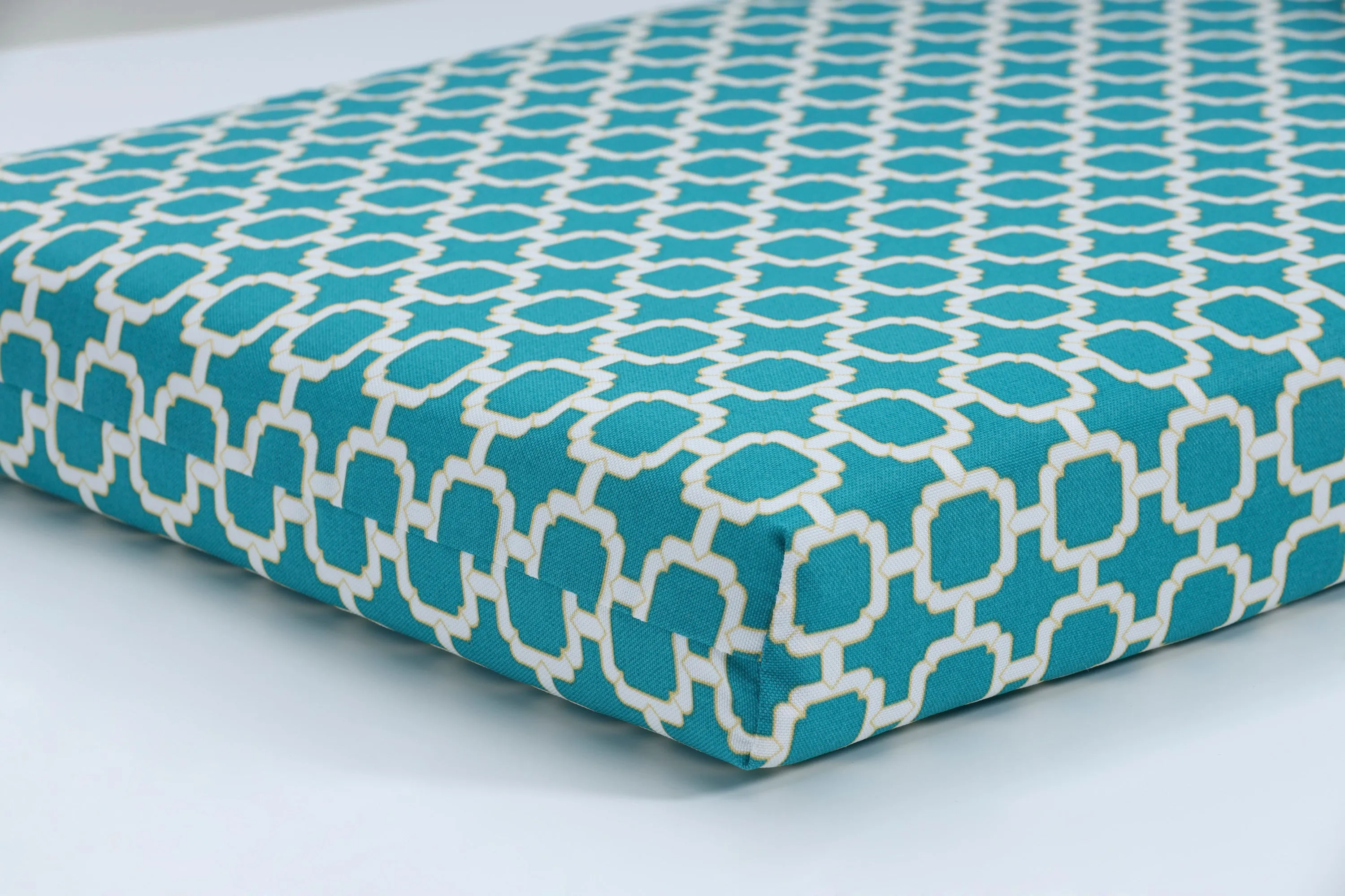 Hockley Teal Bench Cushion
