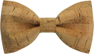 Large Butterfly Cork Bow Tie with Adjustable Neckband