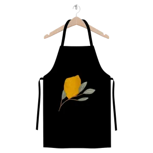 Lemon and Leaves Premium Jersey Apron