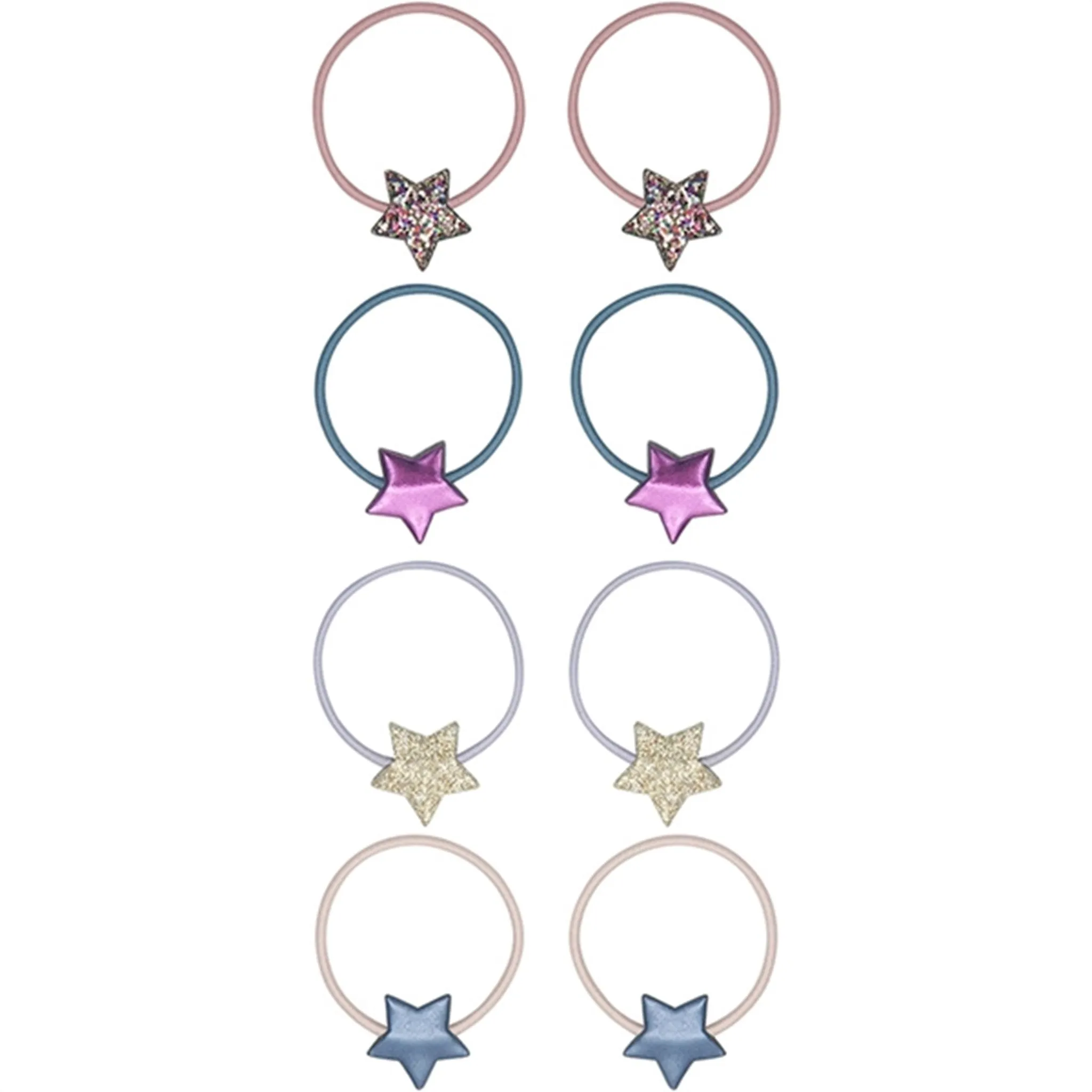 Mimi & Lula 8 Hair Ties Mini Star Ziggy