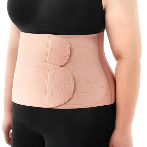 Momcozy Ergowrap Postpartum Belly Band, 3D Abdomen Lifting & Ergonomic Back Support Abdominal Binder, Seamless & Invisible Wrap Shapewear for Postpartum C-Section Recovery, Daily Wear, Exercise