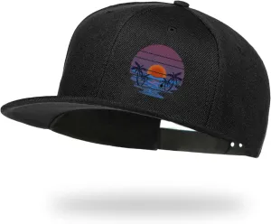 Negi Snapback Hats for Men Black Adjustable Trucker for Dad from Boy Cap Adjustable Skull Baseball Cap