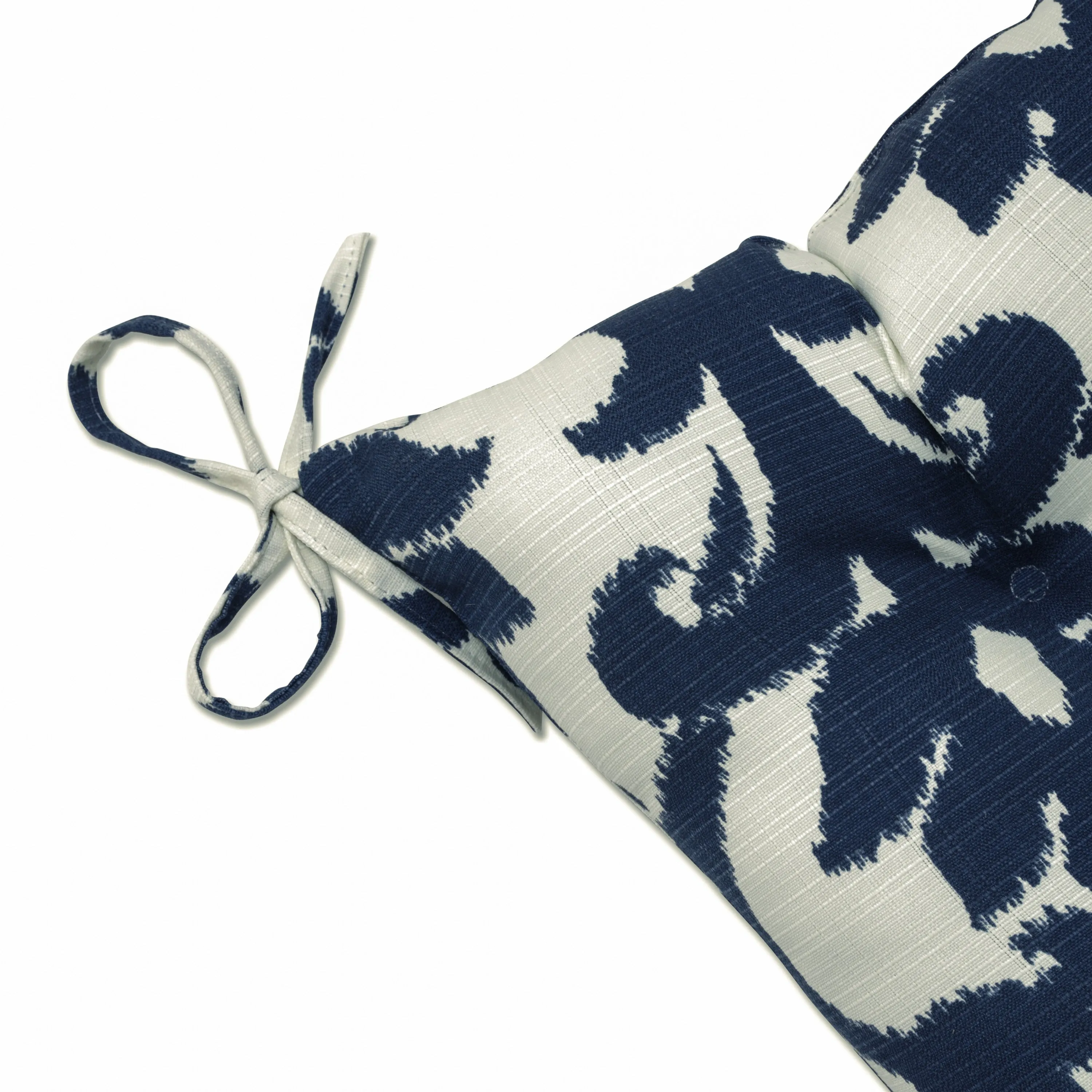 Outdoor/Indoor Basalto Navy Tufted Seat Cushions