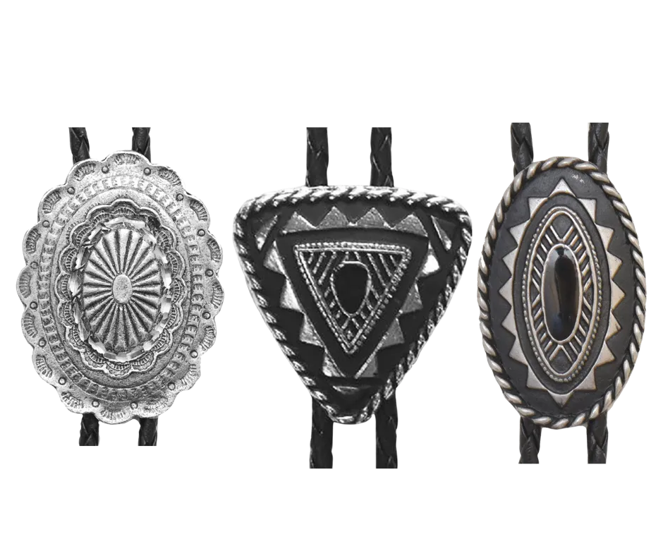 Oval / Round / Rectangle Bolo Ties