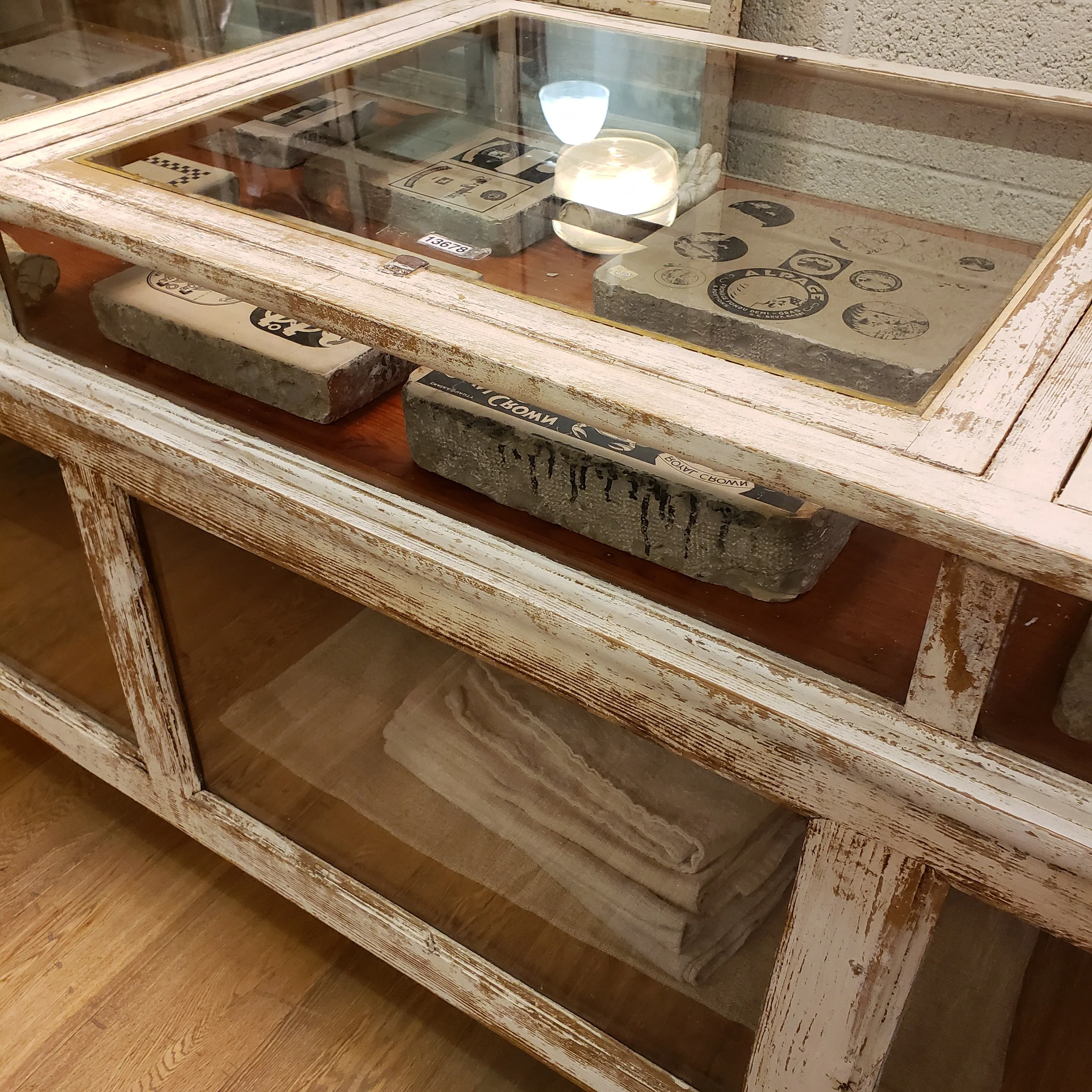 Painted French Display Counter