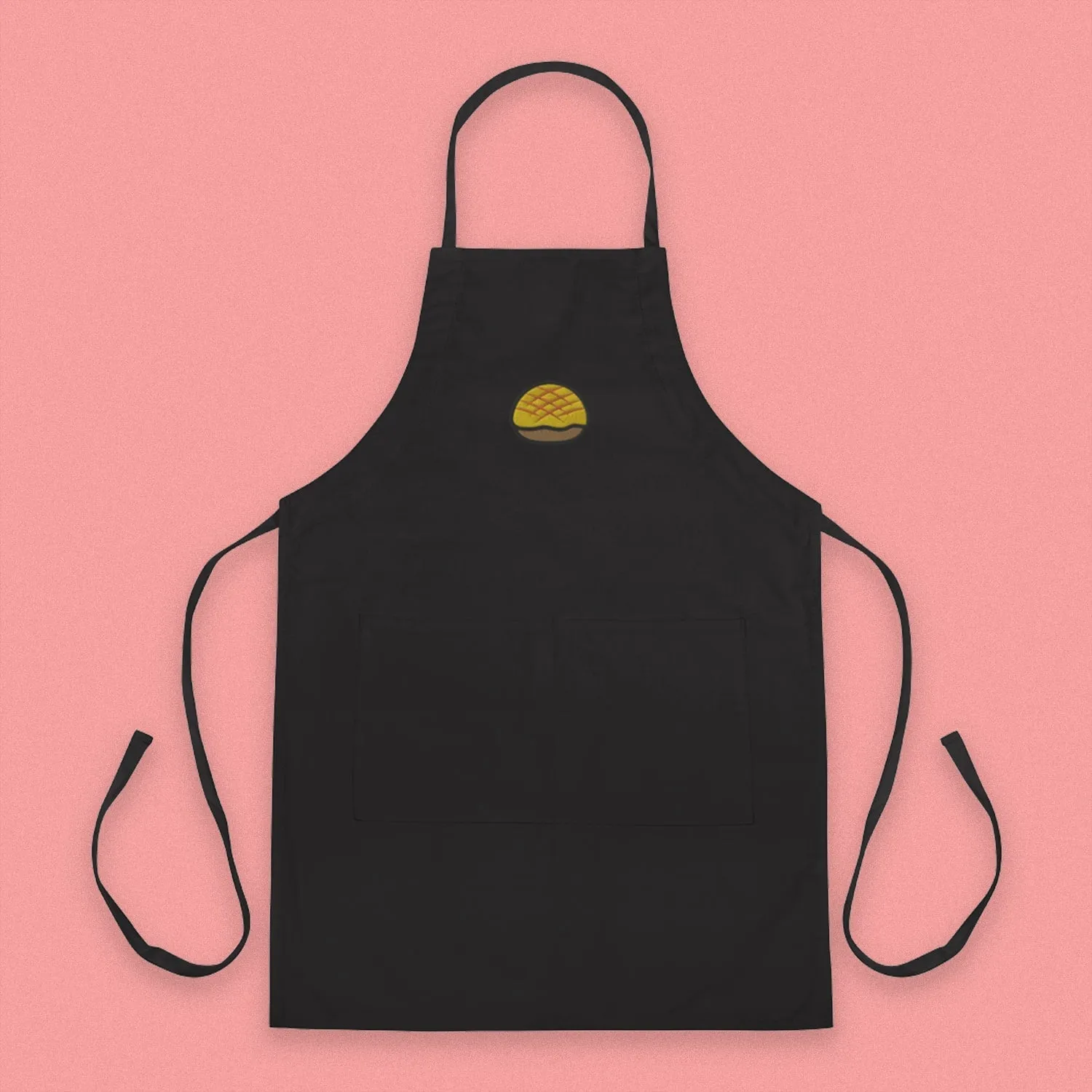 Pineapple Bun Embroidered Apron
