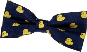 Retreez Classic Rubber Duck Woven Pre-tied Bow Tie (4.5")