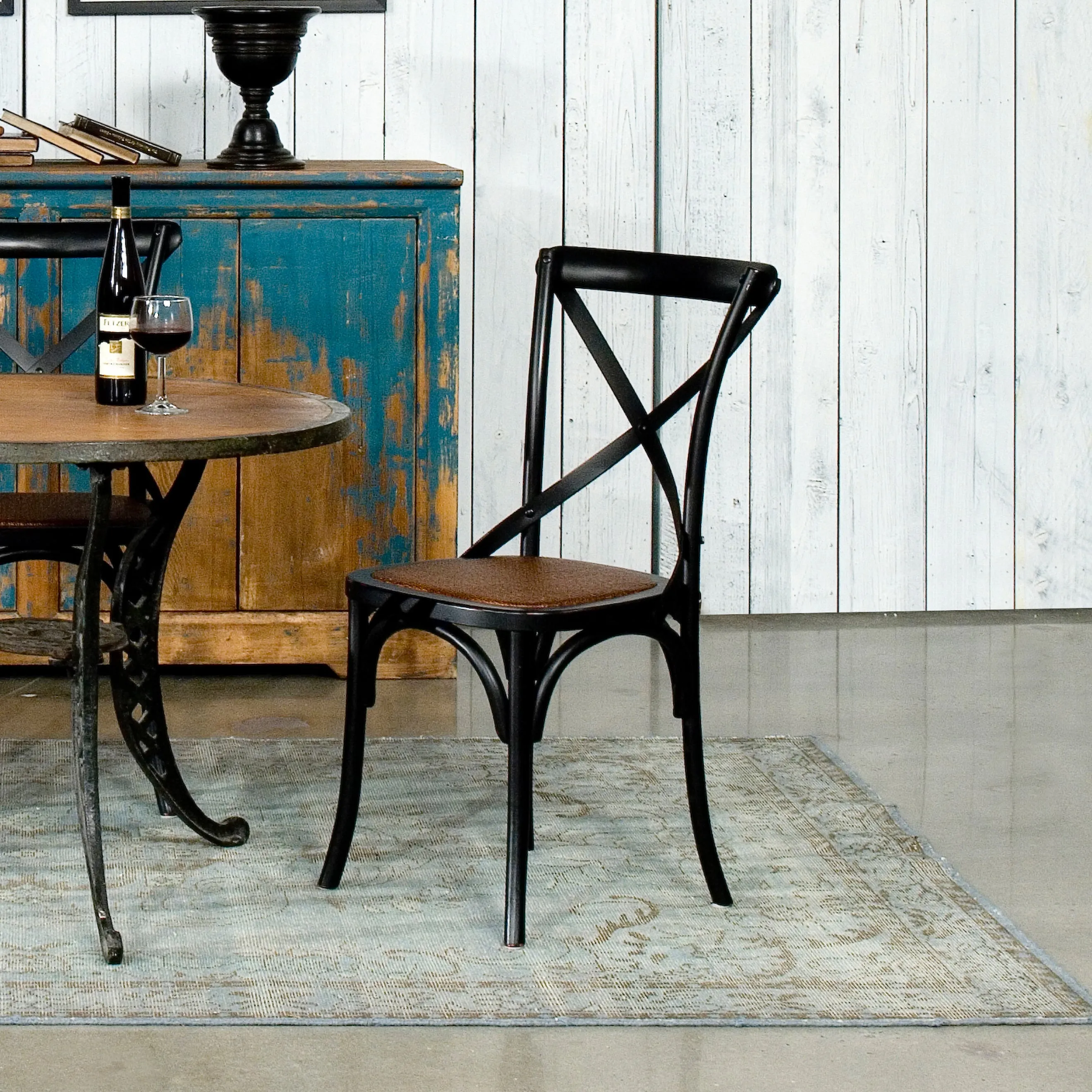 Sarreid - Tuileries Gardens Chair - Black - Traditional - set of 2