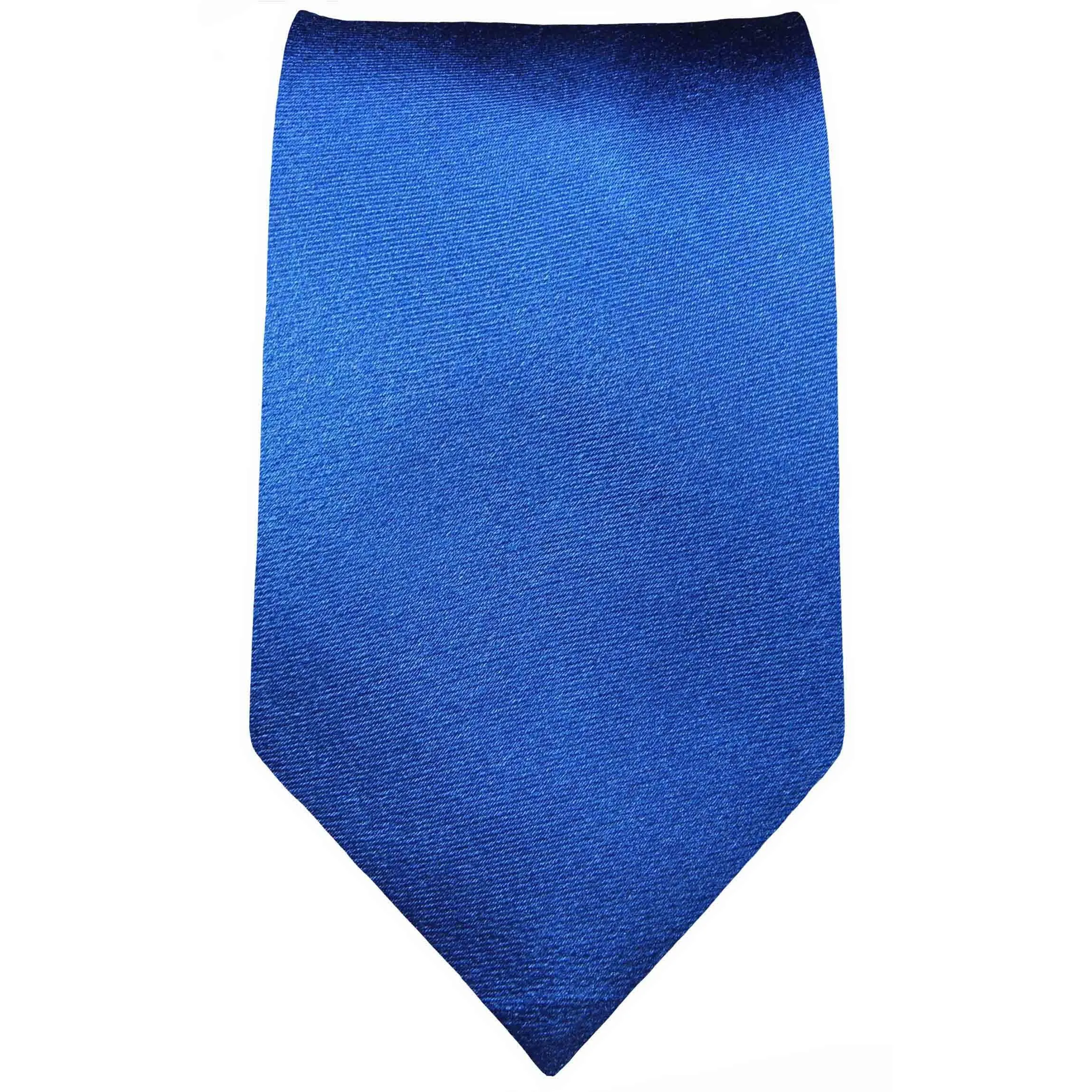 Solid Blue Boys Silk Tie by Paul Malone
