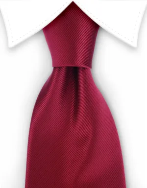 Solid Burgundy Necktie