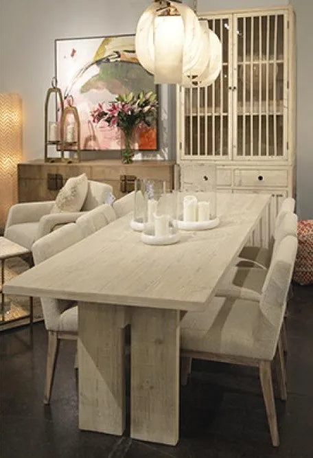 Solid White Pine Wood Rectangle Trestle Dining Table Light Grey Wash Finish 94 inch