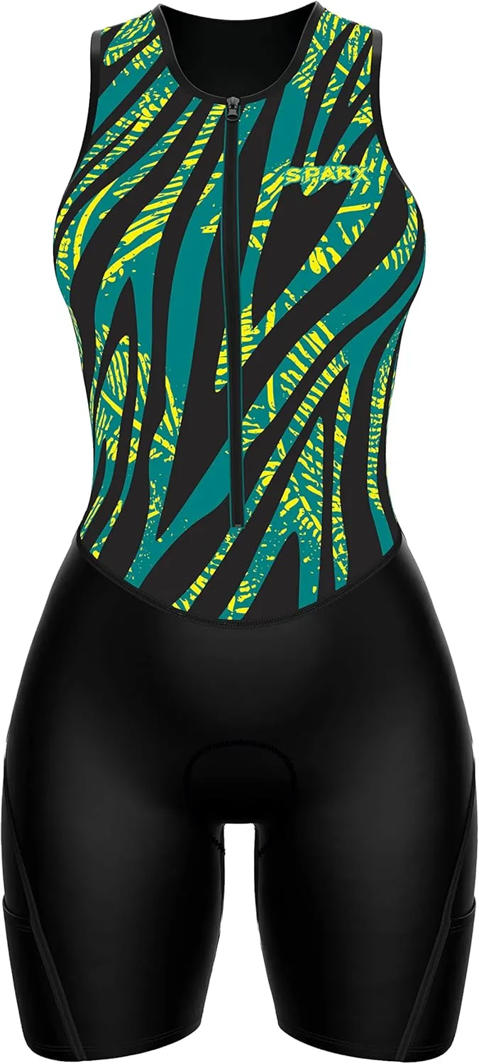 Sparx Women Triathlon Suit Tri Short Racing Cycling Swim Run
