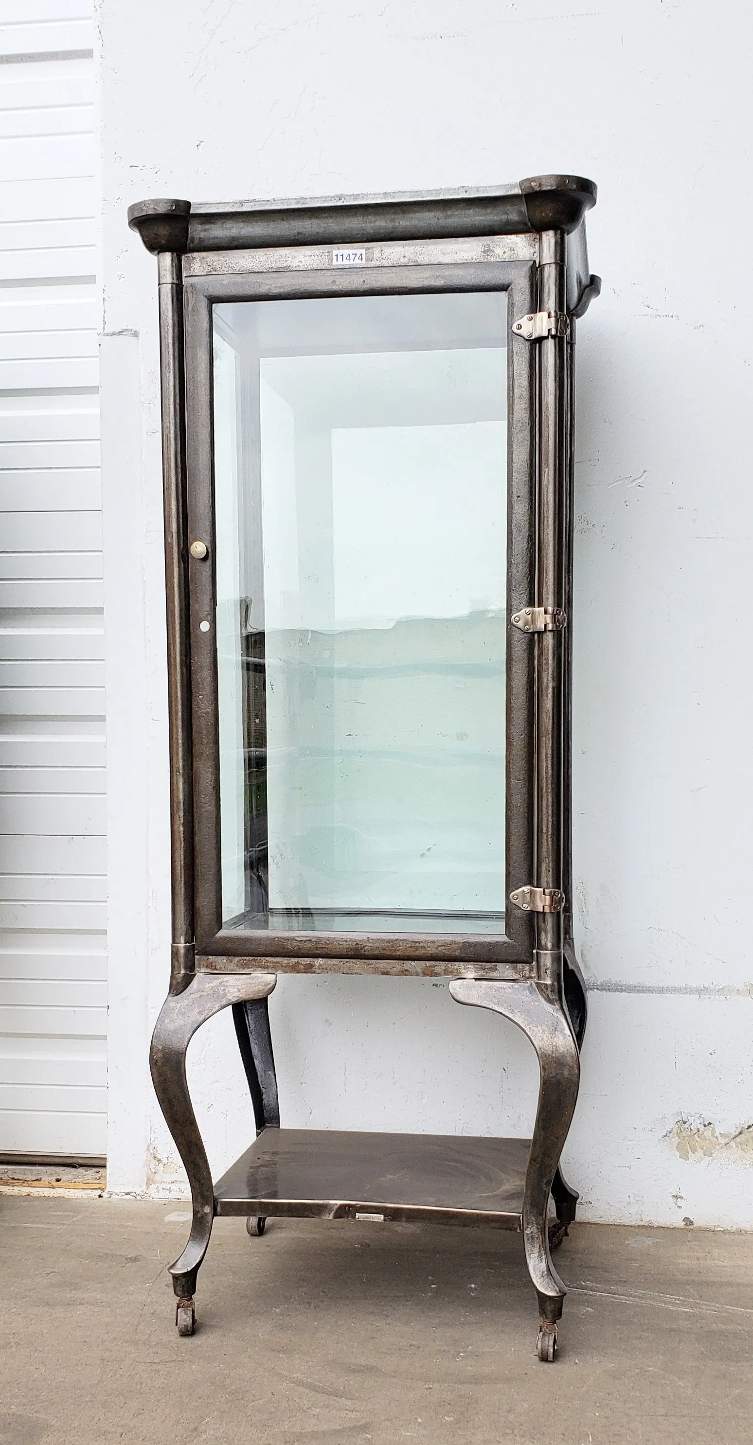 Stripped Stainless Medical Cabinet