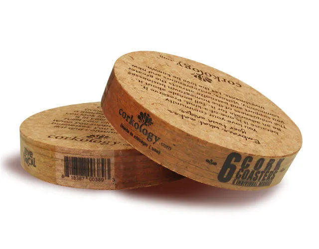 Styling mustache Styles Cork Coaster Set