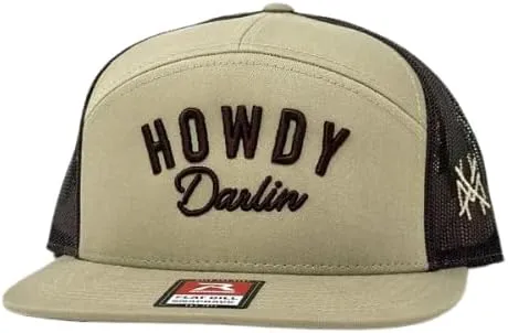The Mad Hatter, Men & Womens Trucker Hat, Premium Adjustable Snapback for Everyday Wear, Howdy Darlin