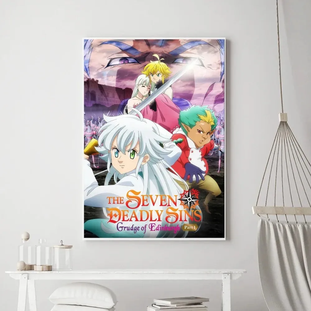 The Seven Deadly Sins Poster Print - Modern Wall Art