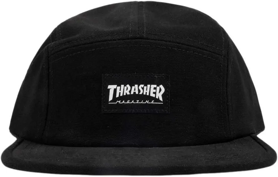 Thrasher Skateboard Magazine 5 Panel Strapback Camp Hat