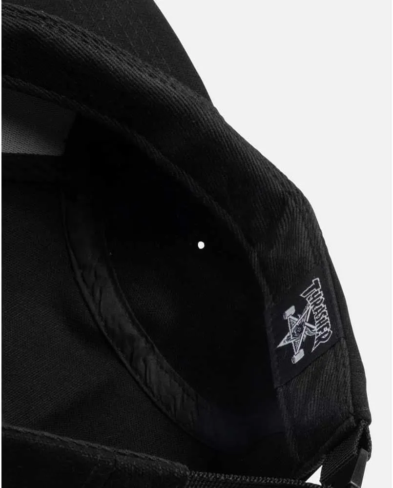 Thrasher Skateboard Magazine 5 Panel Strapback Camp Hat