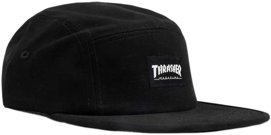 Thrasher Skateboard Magazine 5 Panel Strapback Camp Hat