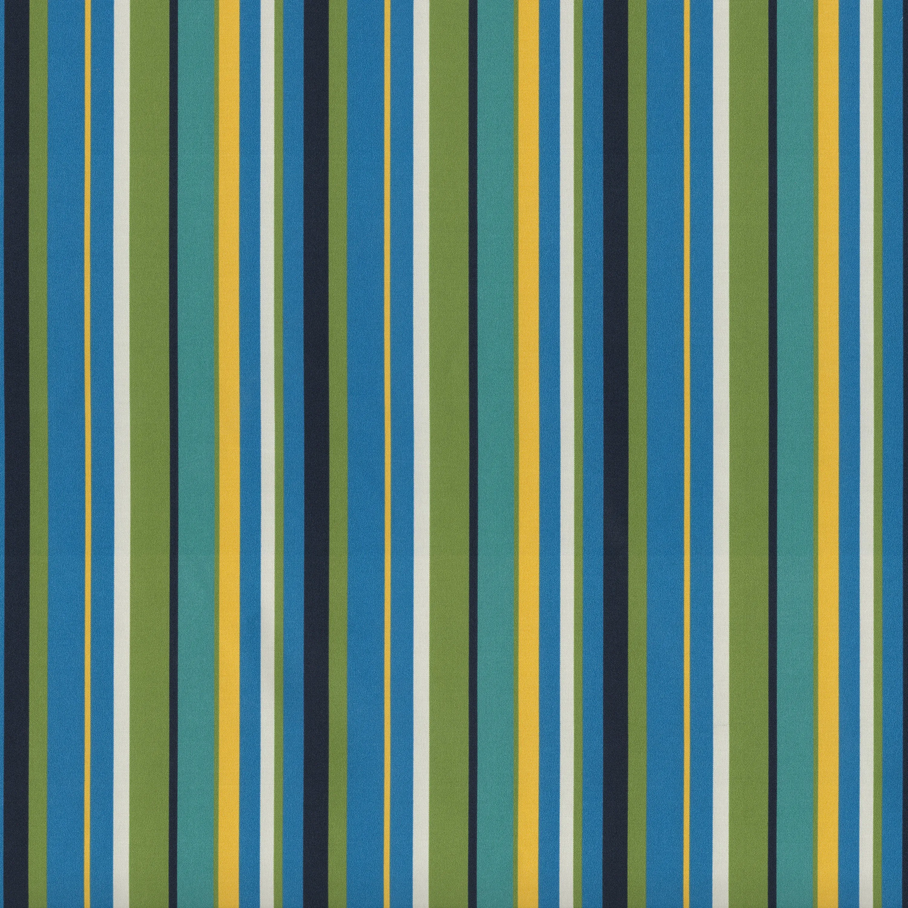 Topanga Stripe Lagoon Reversible Chair Pad (Set Of 2)