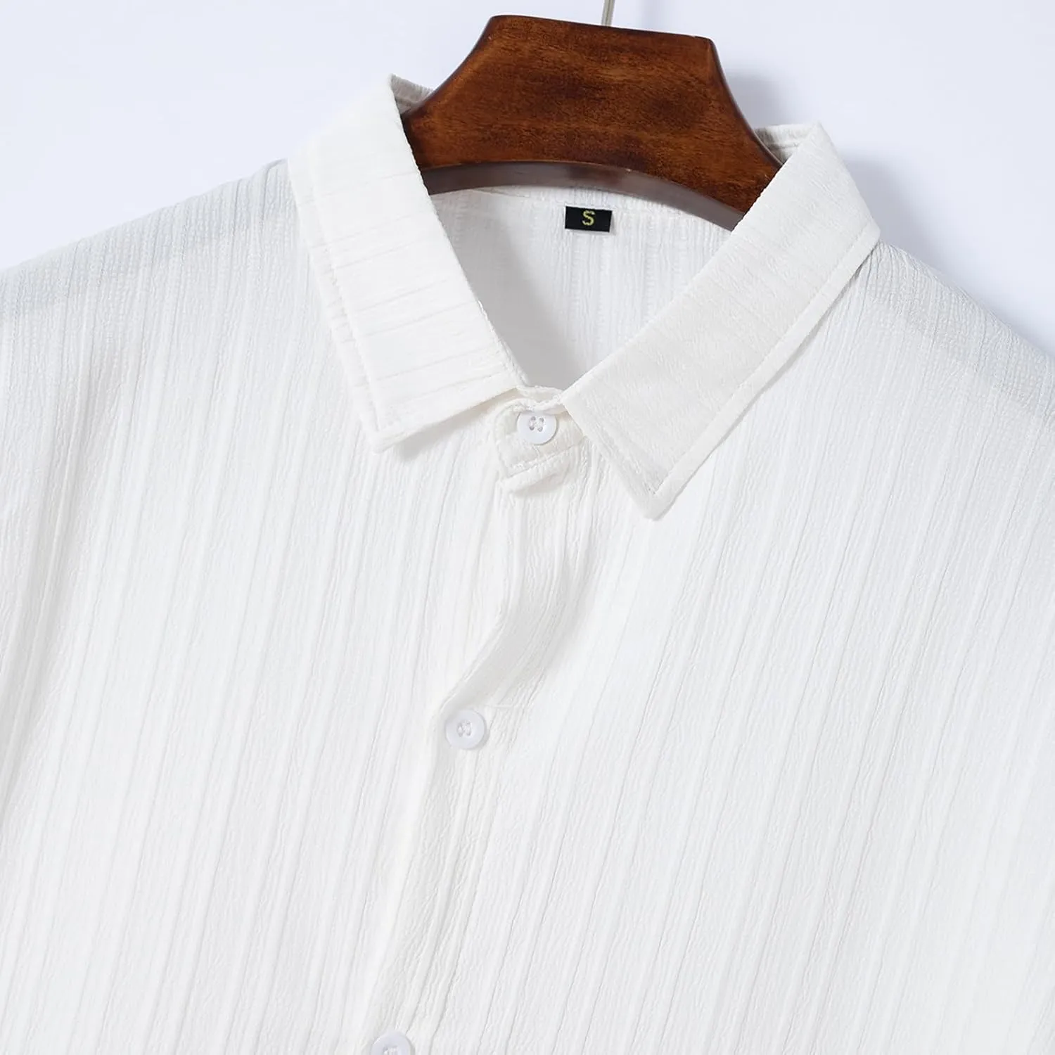 Two Pieces Sets for Men Short Sleeve Loose Summer Outfits Button Down Shirts And Shorts Set Casual Sets