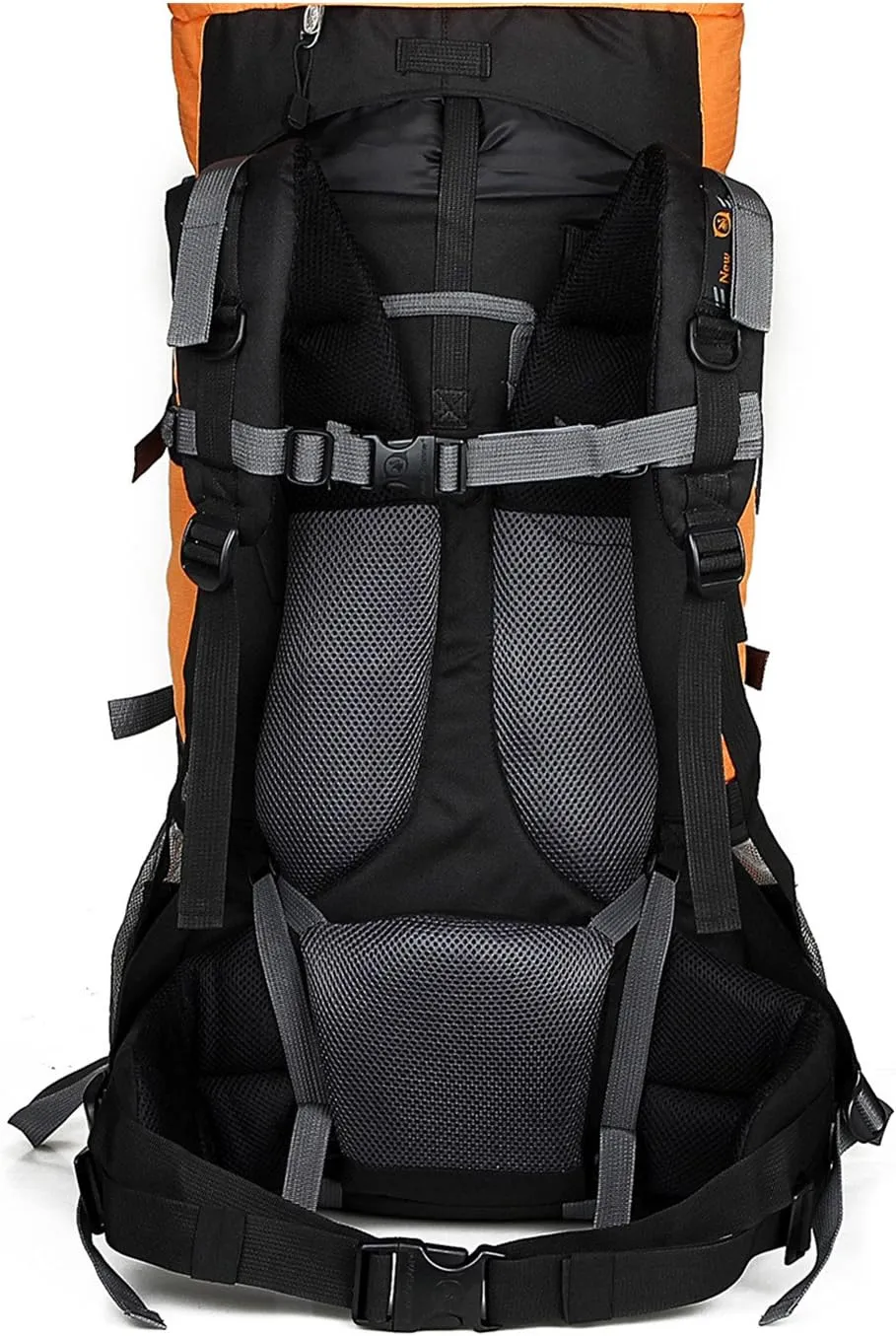 UNISTRENGH 80L Internal Frame Backpacks Outdoor Nylon Hiking Backpack Water-resistant Trekking Bag with Rain Cover for Camping Mountaineering Traveling (Army Green)