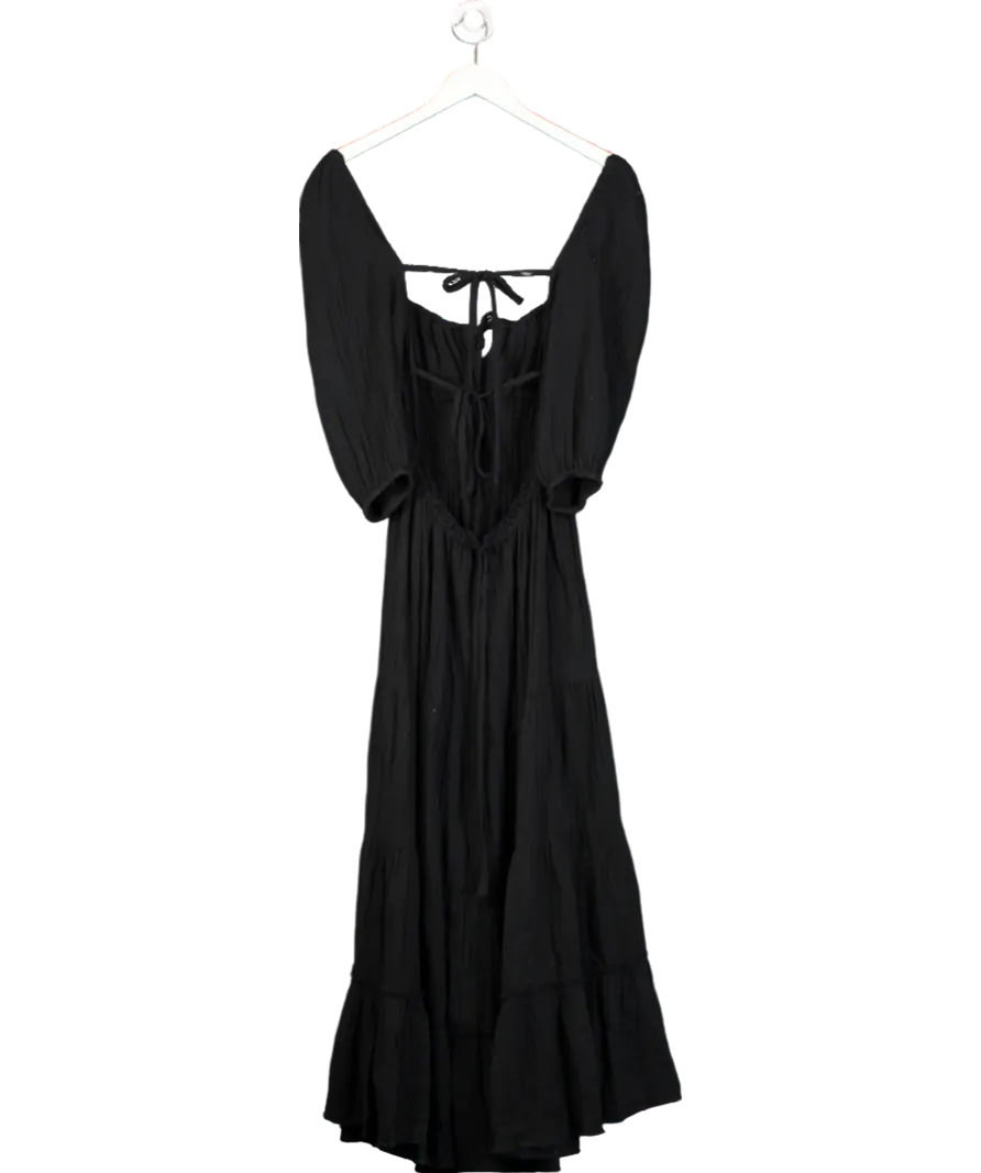 Urban Outfitters Black Violetta Maxi Dress UK M
