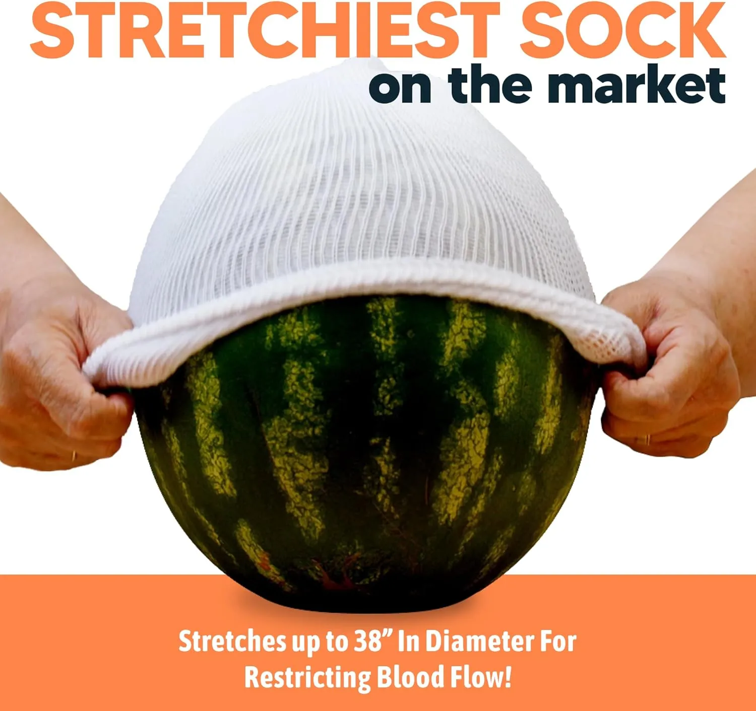Viasox EasyStretch Diabetic Socks for Men & Women, Non Binding Top, Seamless Toe, Loose Fit (Navy Blue, Medium)