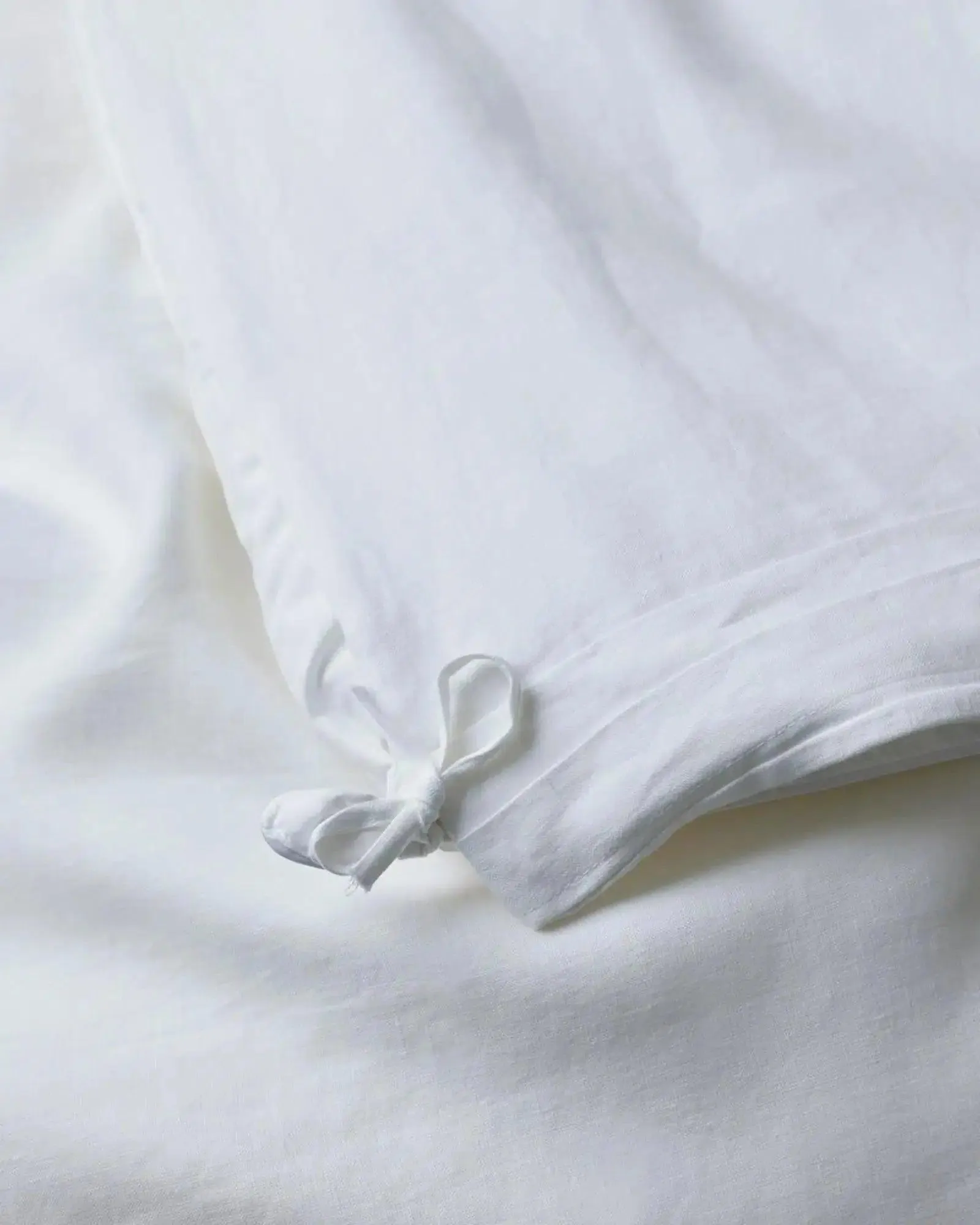 Weave Ravello Quilt Cover - White