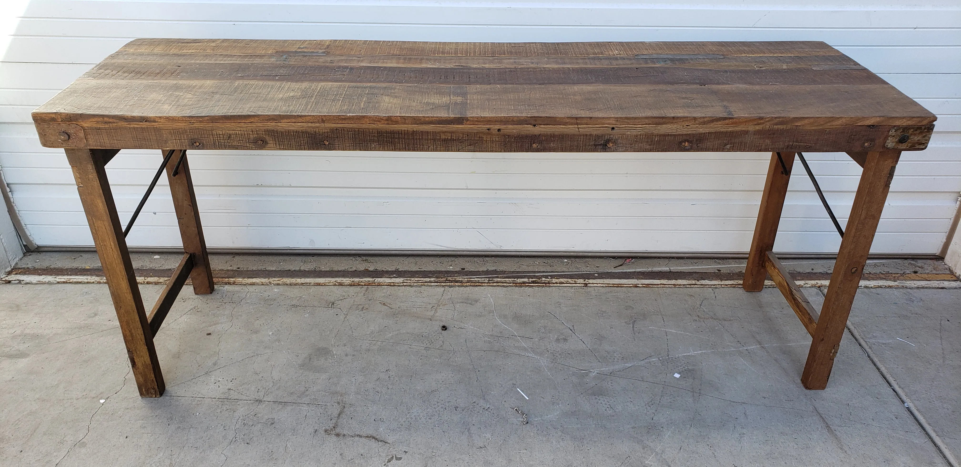 Wooden Folding Console Table